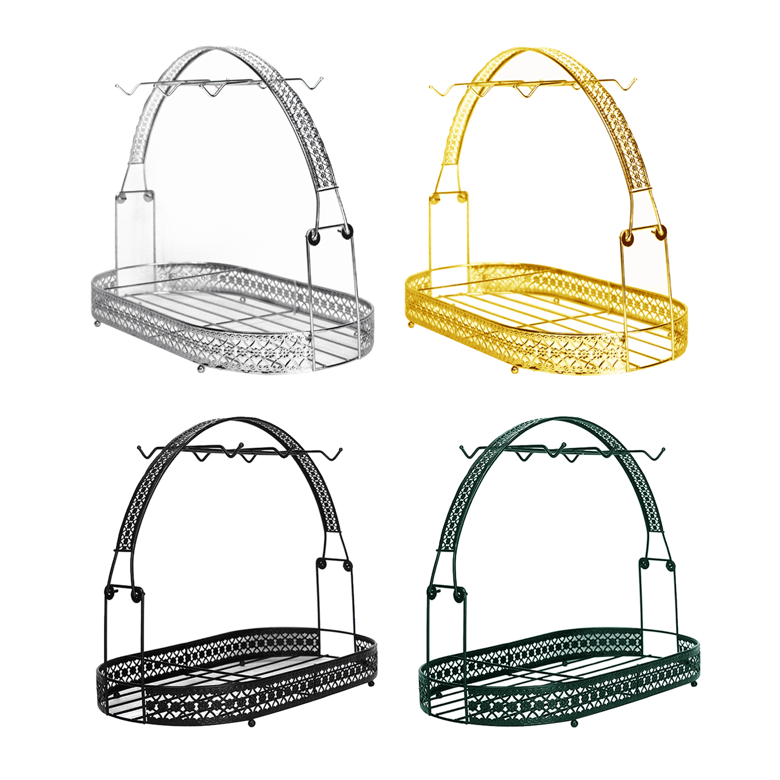 Mug Holder Coffee Rack Coffee Cup Holder Tea Set Stand Dishes Organizer Wrought Iron Mug Drainer Storage Drying Rack