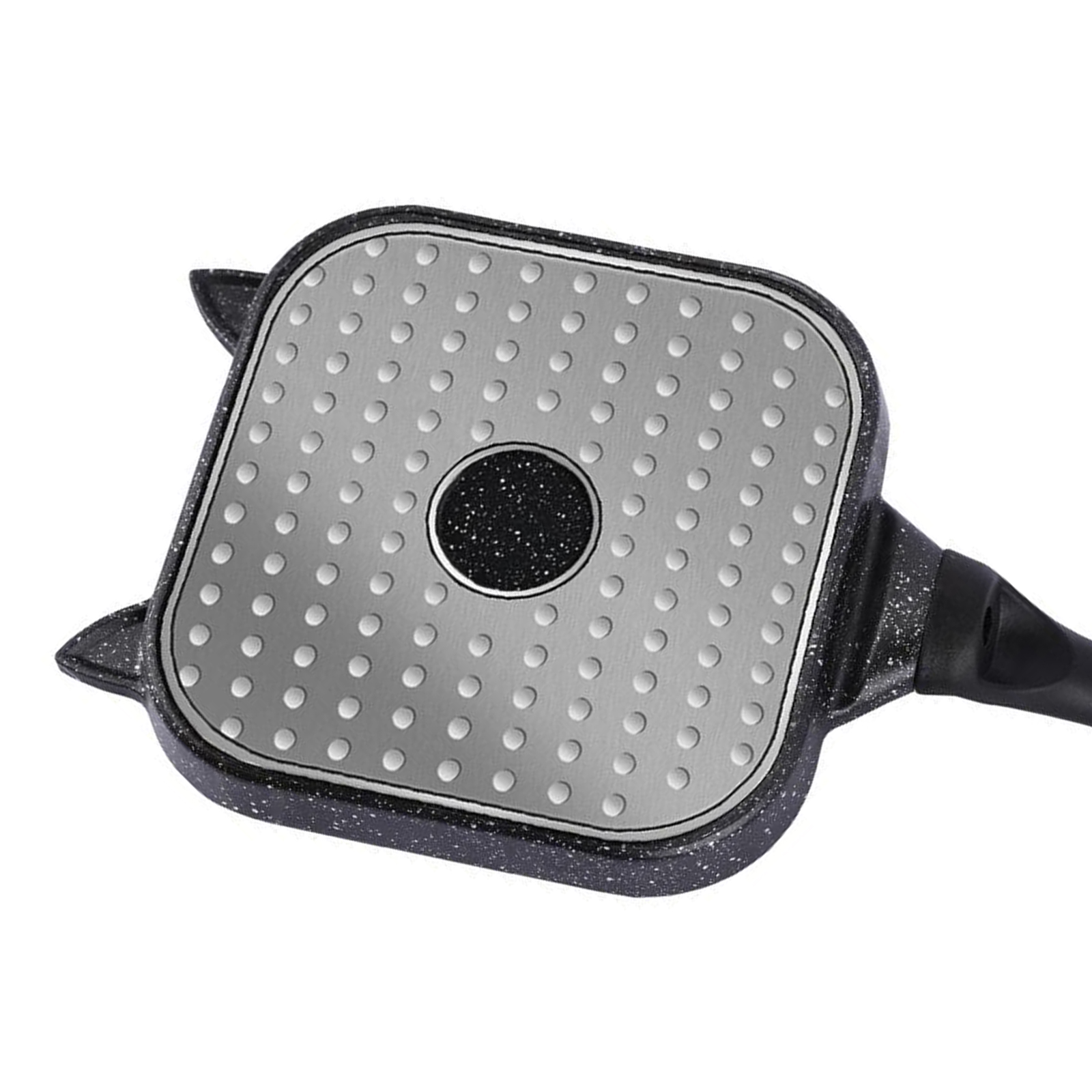 Pancake Pan Non-stick Eggs Frying Pan Sausage Steak No Oily Smoke Mini Breakfast Machine Skillet with Long Handle