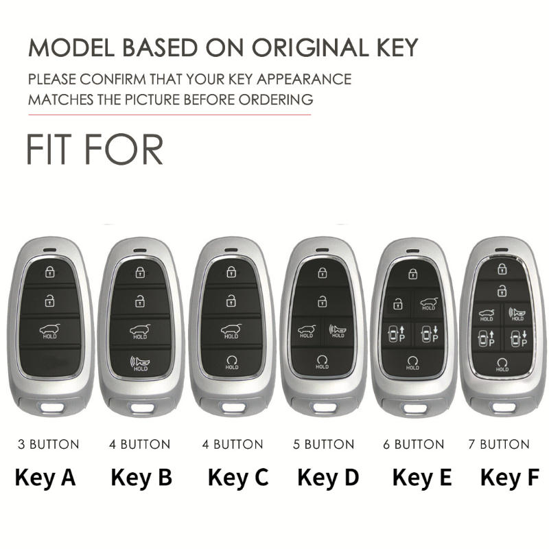Copertura della cassa chiave a distanza dell'automobile di TPU per Hyundai Sonata Tucson Solaris i30 Grand Stare 2019 2020 2021 MPV telecomando senza chiave - H504aee67a83941d6a4a1080505779d77g