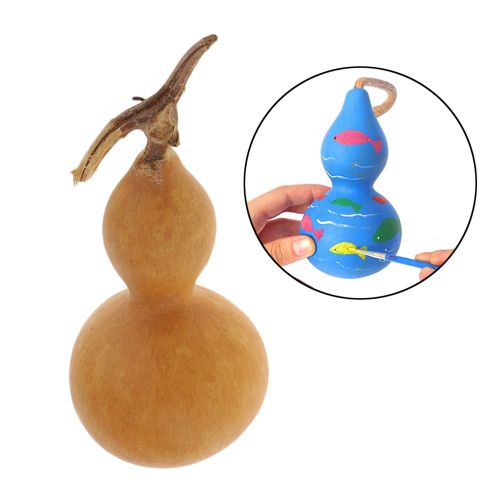 Potable Natural Real Dried Wine Bottle Gourd Type Ornament DIY Photography Props