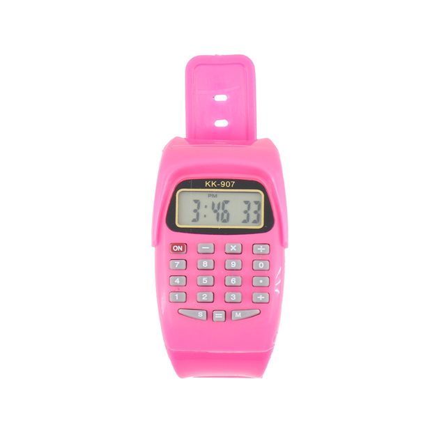 Children Watch Multi purpose Kids Electronic Calculator Wrist Watch Fashion Silicone Date Electronic Watch For Kids Dropshipping Calculators AliExpress