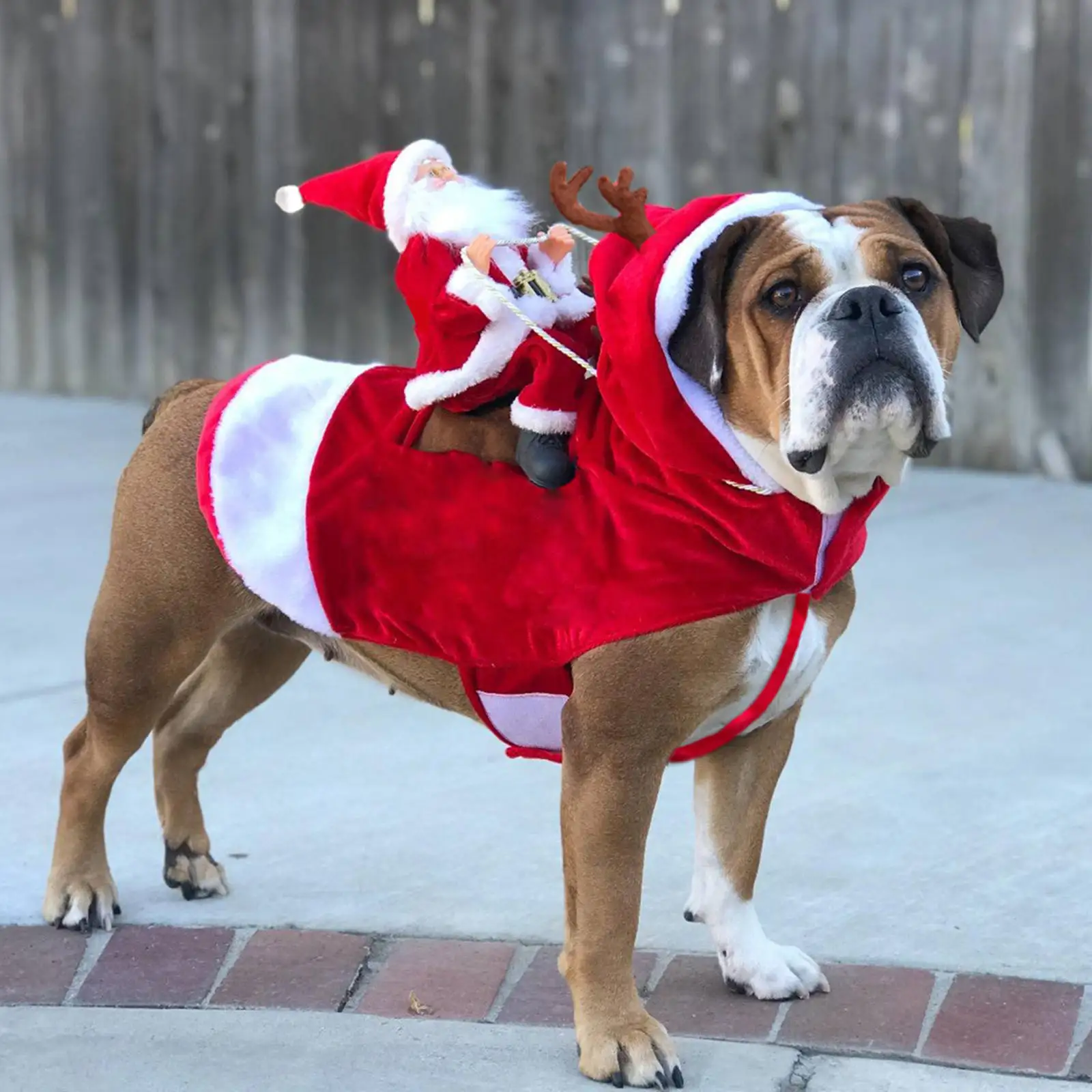 Dog Puppy Pet Christmas Jacket Coat Sweater Winter Xmas Costumes Cloth Christmas Santa Claus Pet Dog Fancy Dress