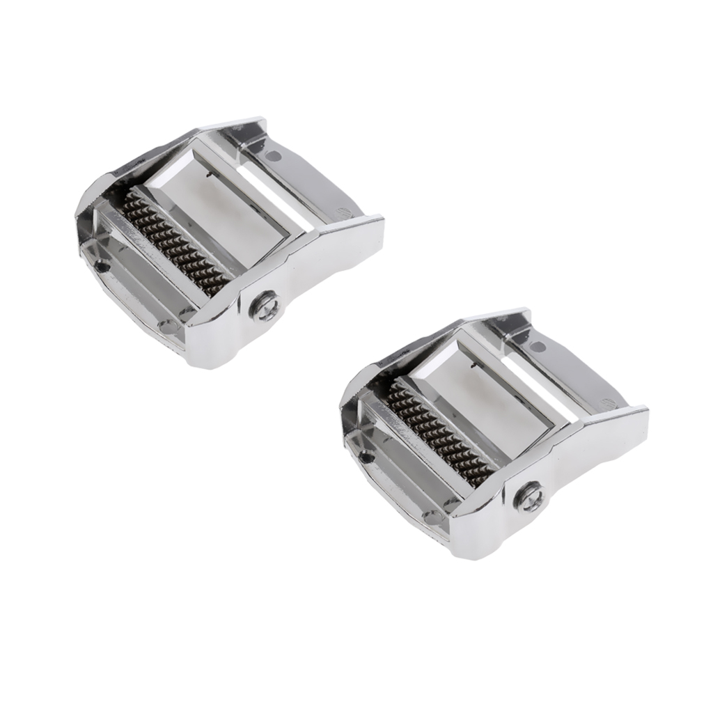 2 Pieces 38mm Roof Rack Tie Down Straps Cam Buckle for Webbing Max Load 500kg Luggage Kayak Board Surf