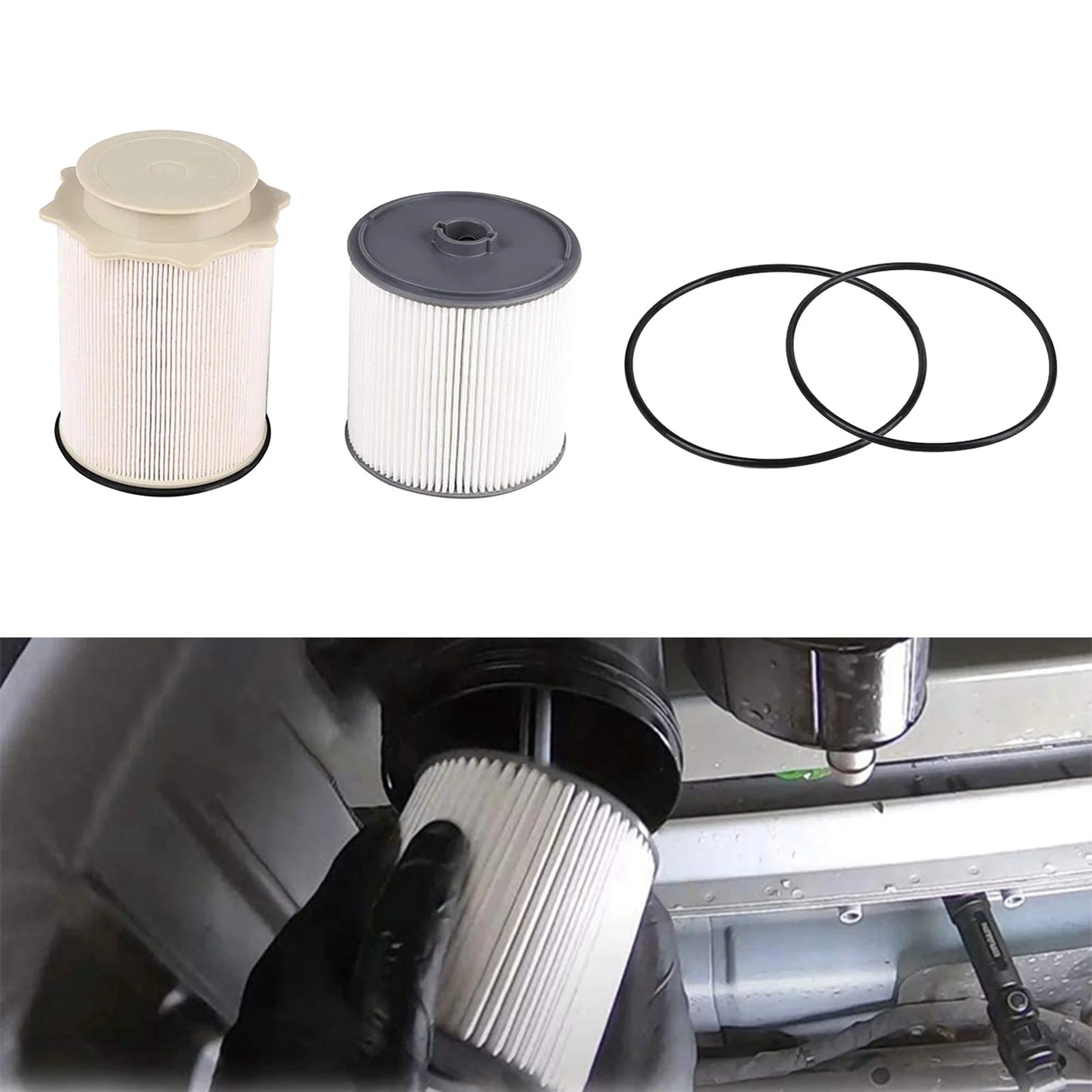 Oil Filter Water Separator Set 68436631AA for Ram 2500 2021 6.7L Engines Replacement Parts
