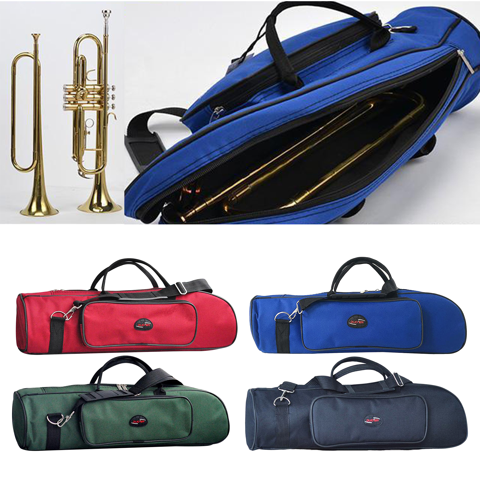 Concert Trumpet Gig Bag Case Waterproof 600D Oxford Shoulder Strap Bags Carrying Case for Musica Instrument Trumpet