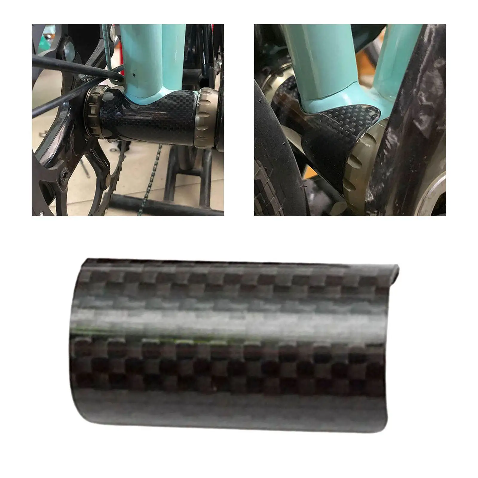 Bike BB Frame Protector for Brompton Bicycle Bottom Bracket Protection Cover Guard Shim Sticker Cycling Chain E Hook Protect