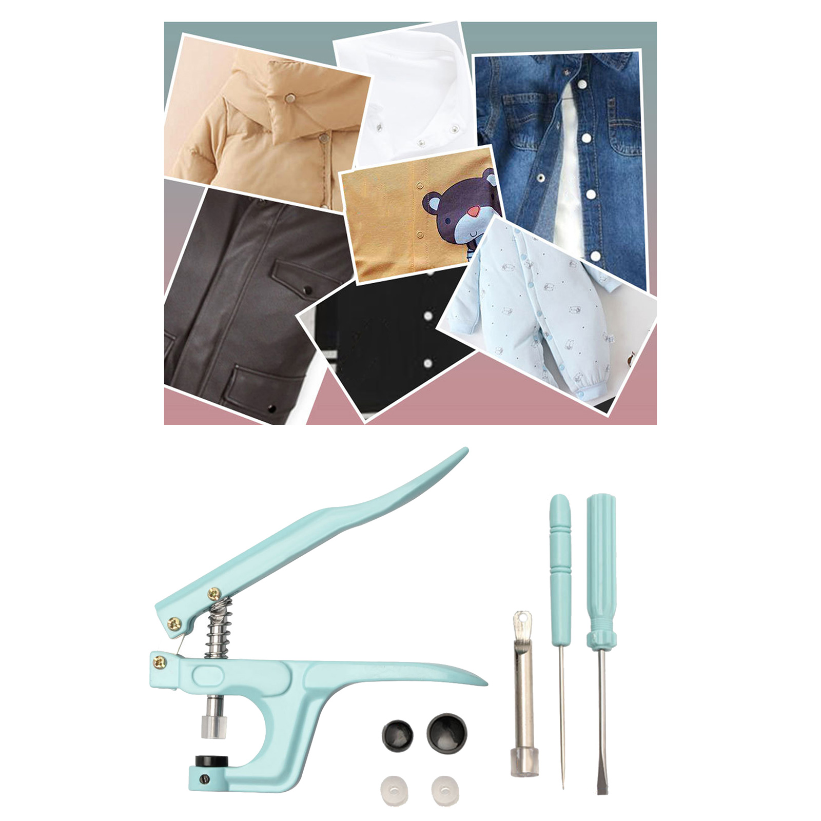 DIY Snap Fastener Pliers Snaps Installation Hand Tools Sewing Crafting Fastening Repairing
