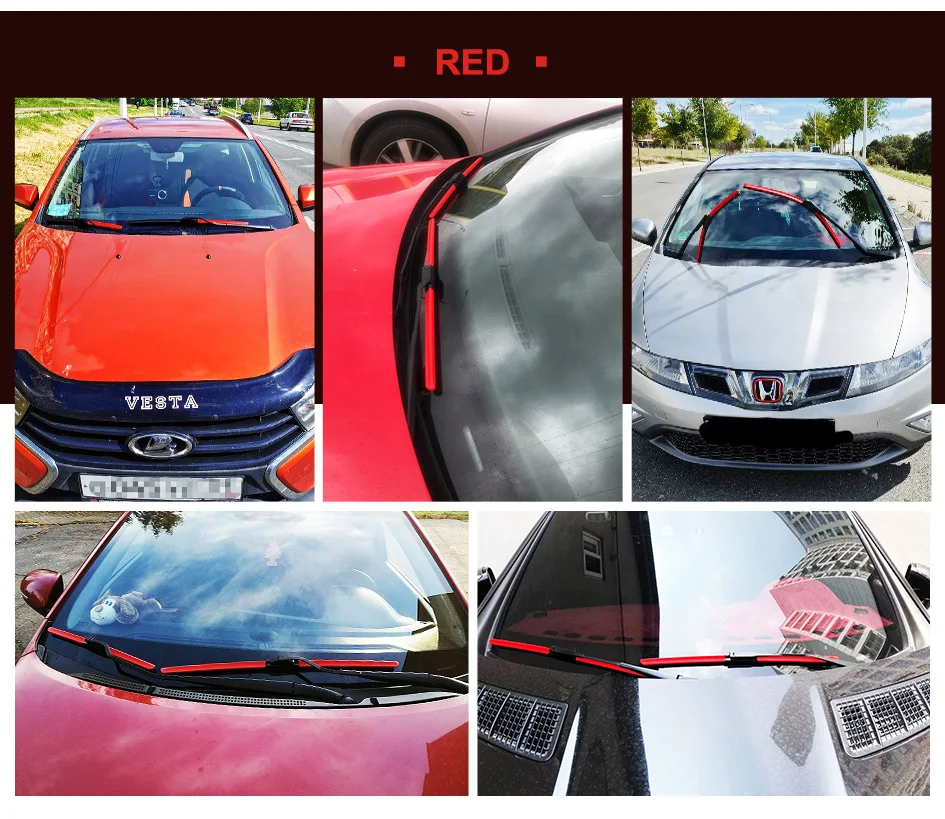 HESITE Colorido Wiper Blades Para Daihatsu Copen