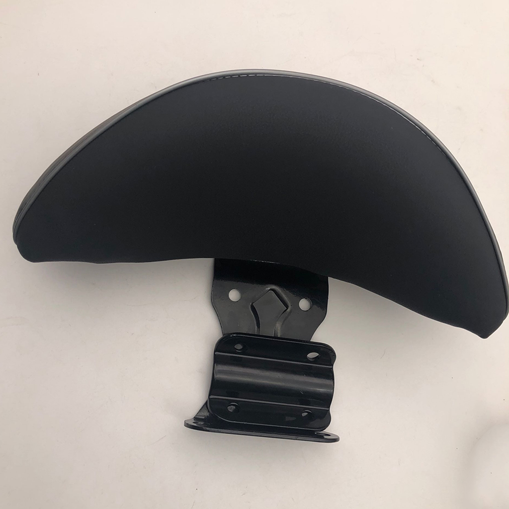 Durable Black Motorcycle Sissy Bar Rear Passenger Back Rest Backrest Pad Cushion