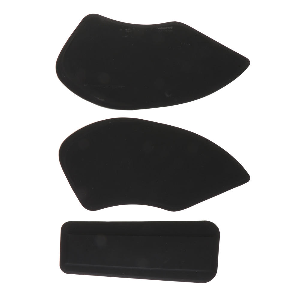 1 Set Rubber Motorcycle Side Tank Pad Knee Grip Protectors Gas Tank Decal Stickers for BMW NineT 2014-2018 motorcycles Black