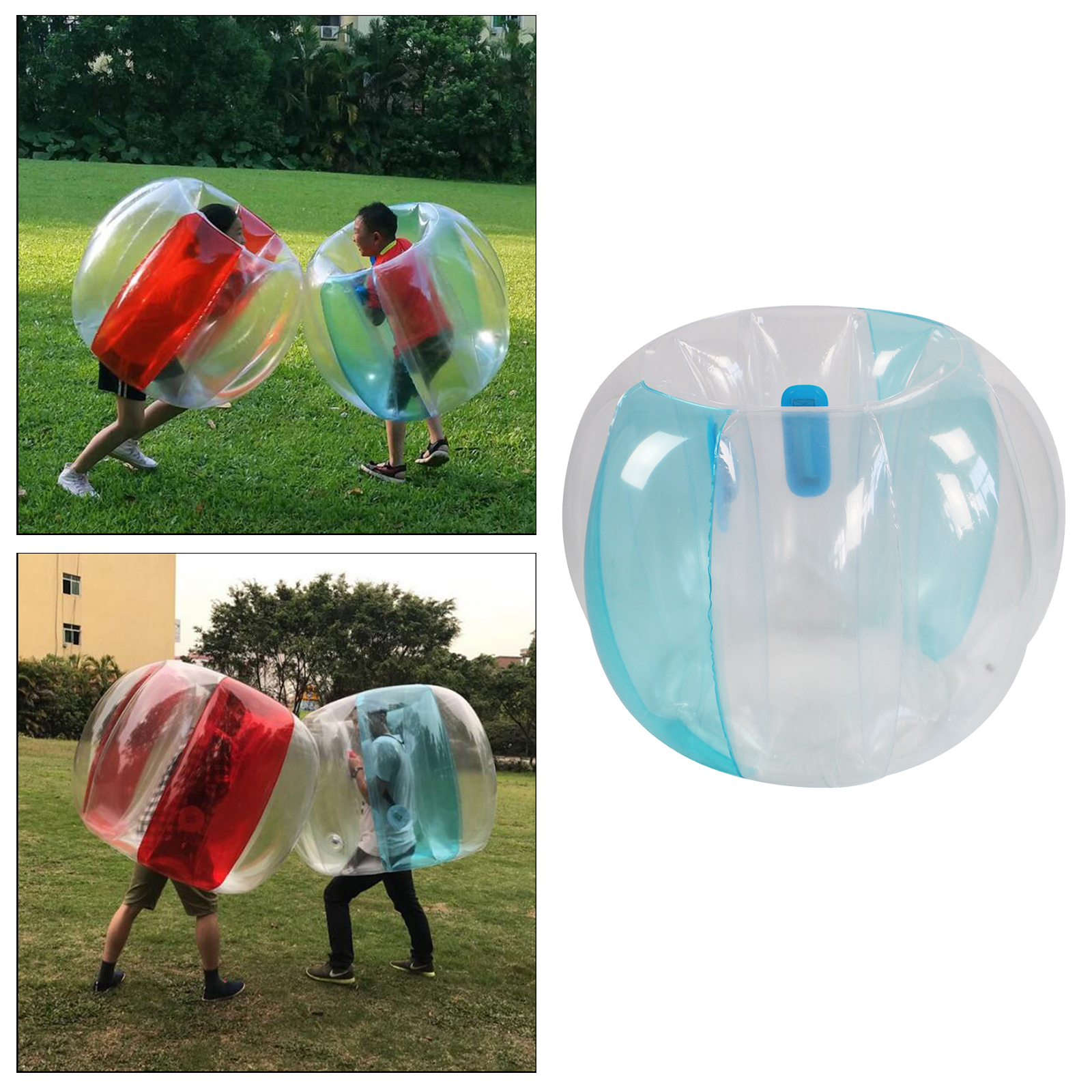 Kids Adult Inflatable  Bumper Bounce Ball Sumo Body Suits Fun Game Toy