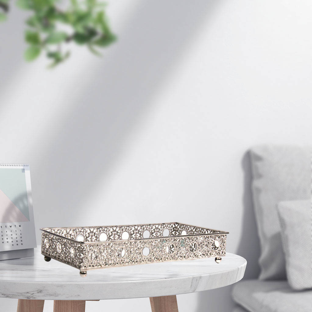 Nordic Jewelry Dish Tray Holder Plate Decor for Makeup Earring Kitchen Party Dresser