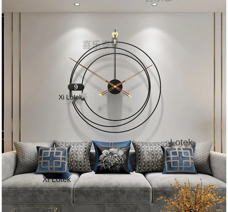 Luxury Silent Clocks Wall Home Decor Large Wall Clock Modern Design Watch Clock Mechanism Living Room Home Decoration Gift Ideas