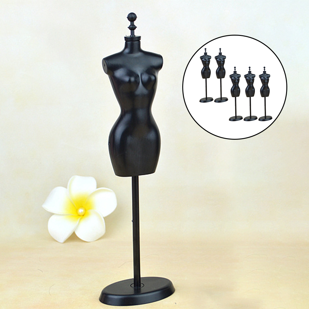 5 Pcs Doll Dress Form Clothing Clothes Displaying Rack Mannequin Model Stand Doll Dresses Model Rack