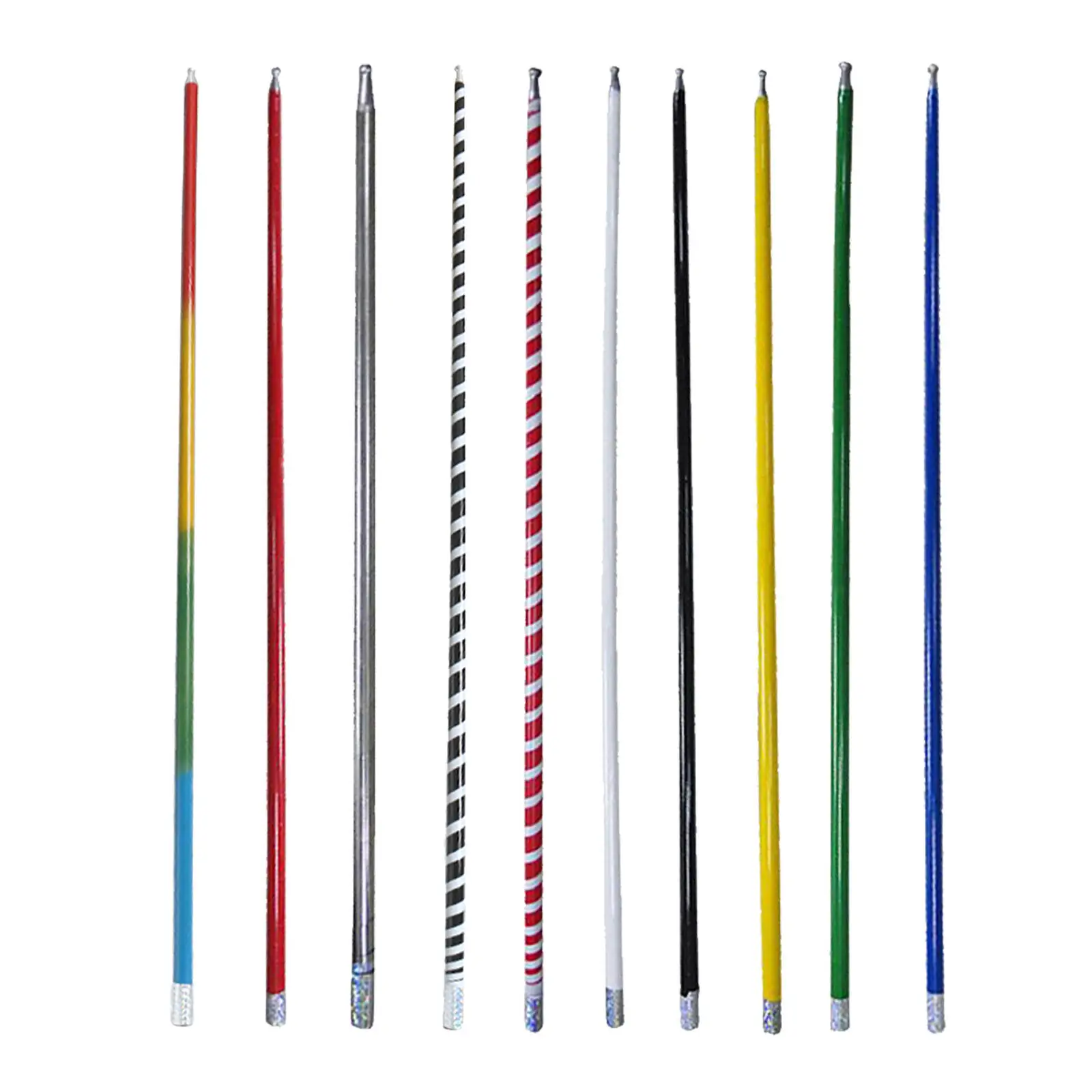 Metal Appearing Cane Magical Tricks Pocket Staff Rod Cane for Professional Magician Stage Magical Stage Costume Tool Accessories