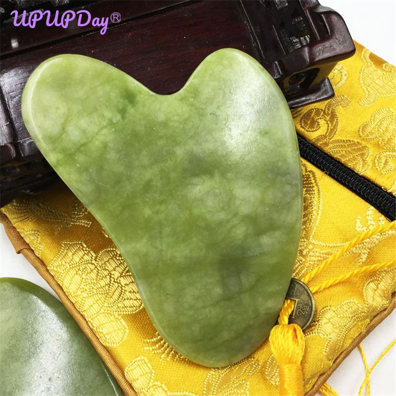 Best of Natural Jade Guasha Massager Stone Gua Sha Board Beauty Tool Health Care Guasha Scraper Face Lifting Massage Meridian Scraping Reviews & Tips