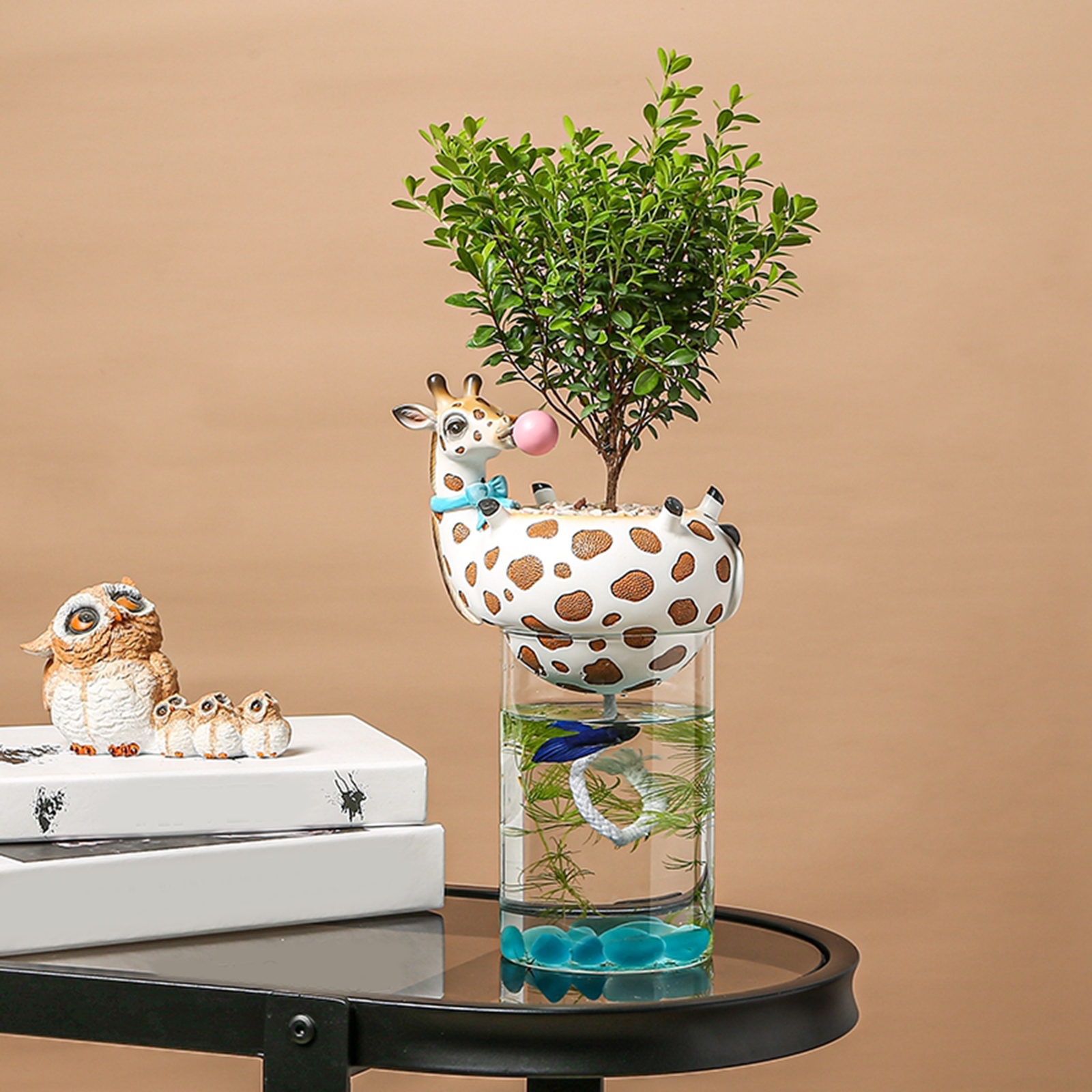 Self Watering Plant Flower Pot Water Container Glass Planter Garden Tool Large Self Watering Planter Potted Plant Craft