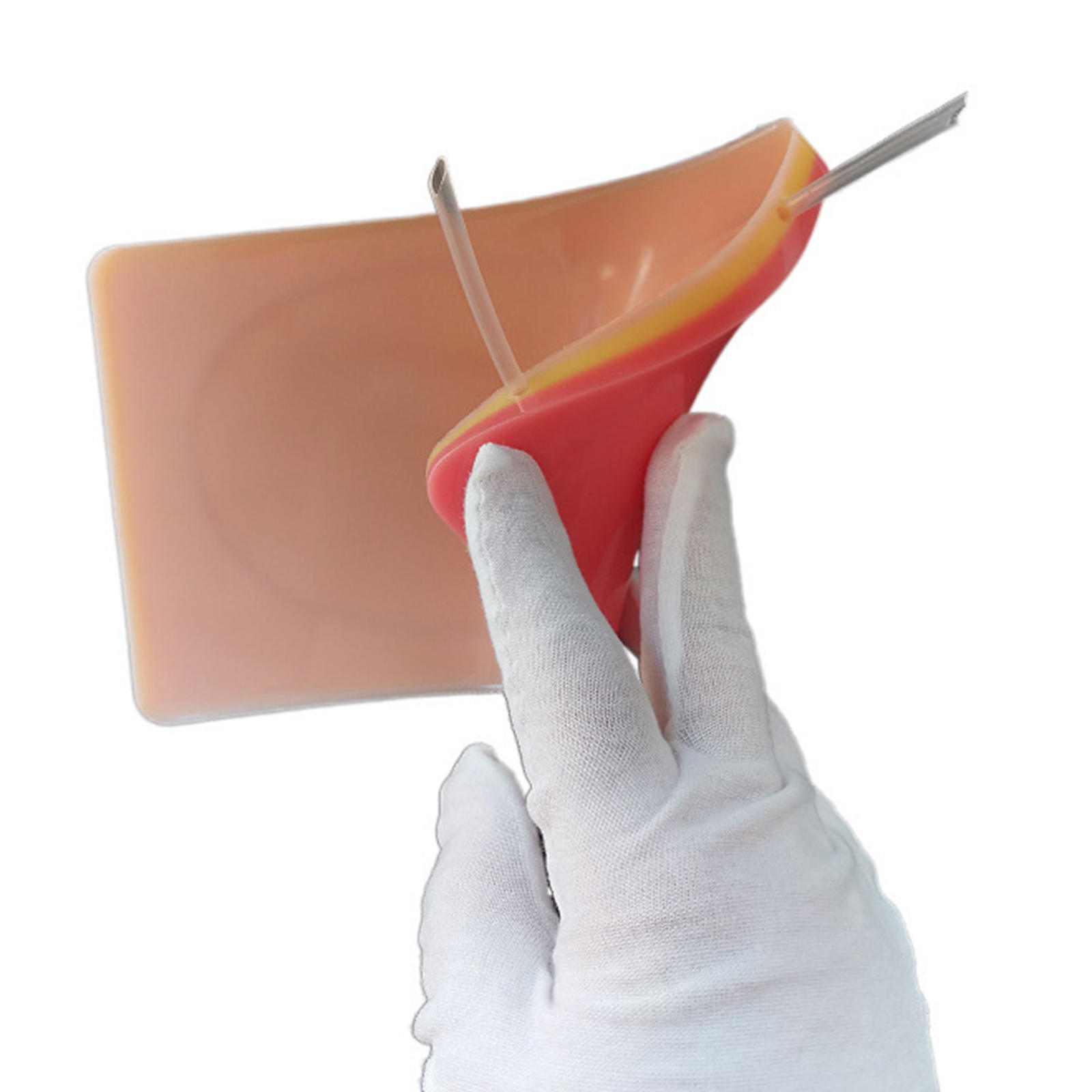 Simulation IV Injection Training Pad Educational with Blood Vessels Model Human Skin Injection Model for Nurse Training Material