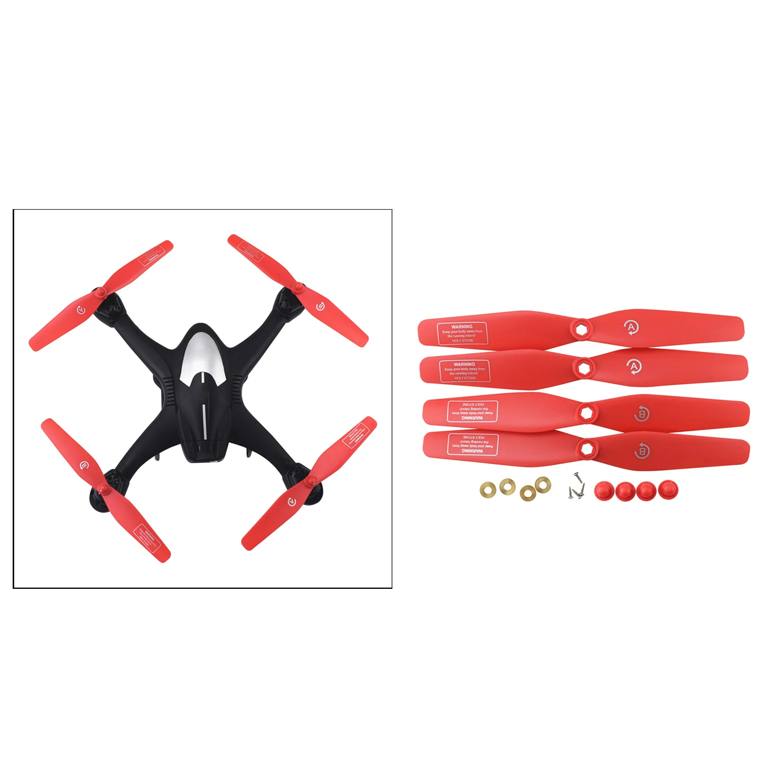 4Pieces Mini Drone Propellers for SJRC S20W S30W T18 H301S T25 HS110D HS110G HS120D Drone Accessory