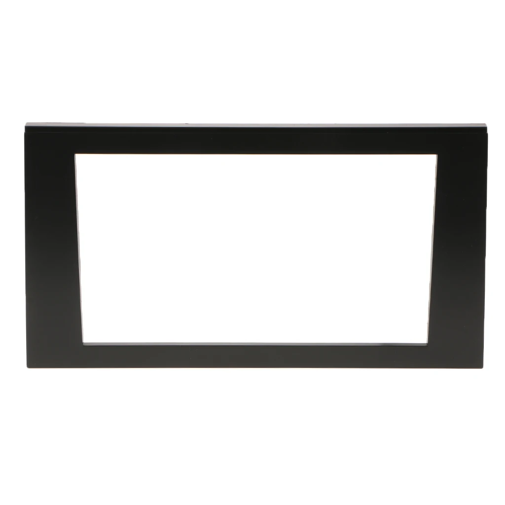 Black Fascias Car DVD Radio Stereo 2 DIN Face Trim Panel Frame Kit for 