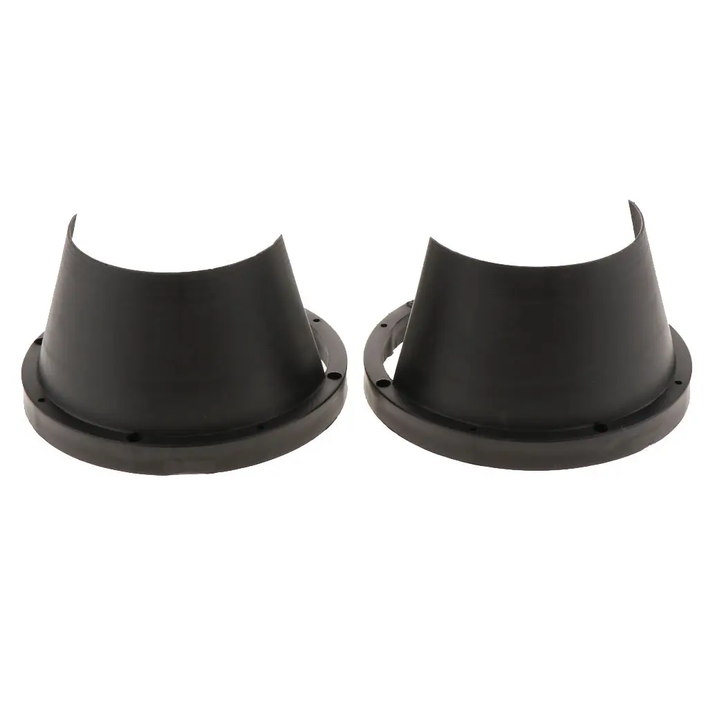 2 Pieces Car Speaker Waterproof Cover Water Resistant Plastic Spacer Protector audio rust protection pad Car Accessories