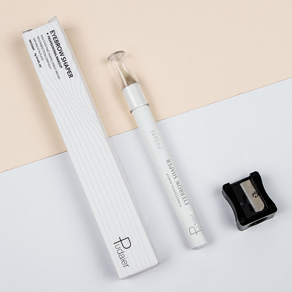 Waterproof Sweatproof Eyebrow Fixing Pencil Brow Shaper w/ Pencil Sharpener