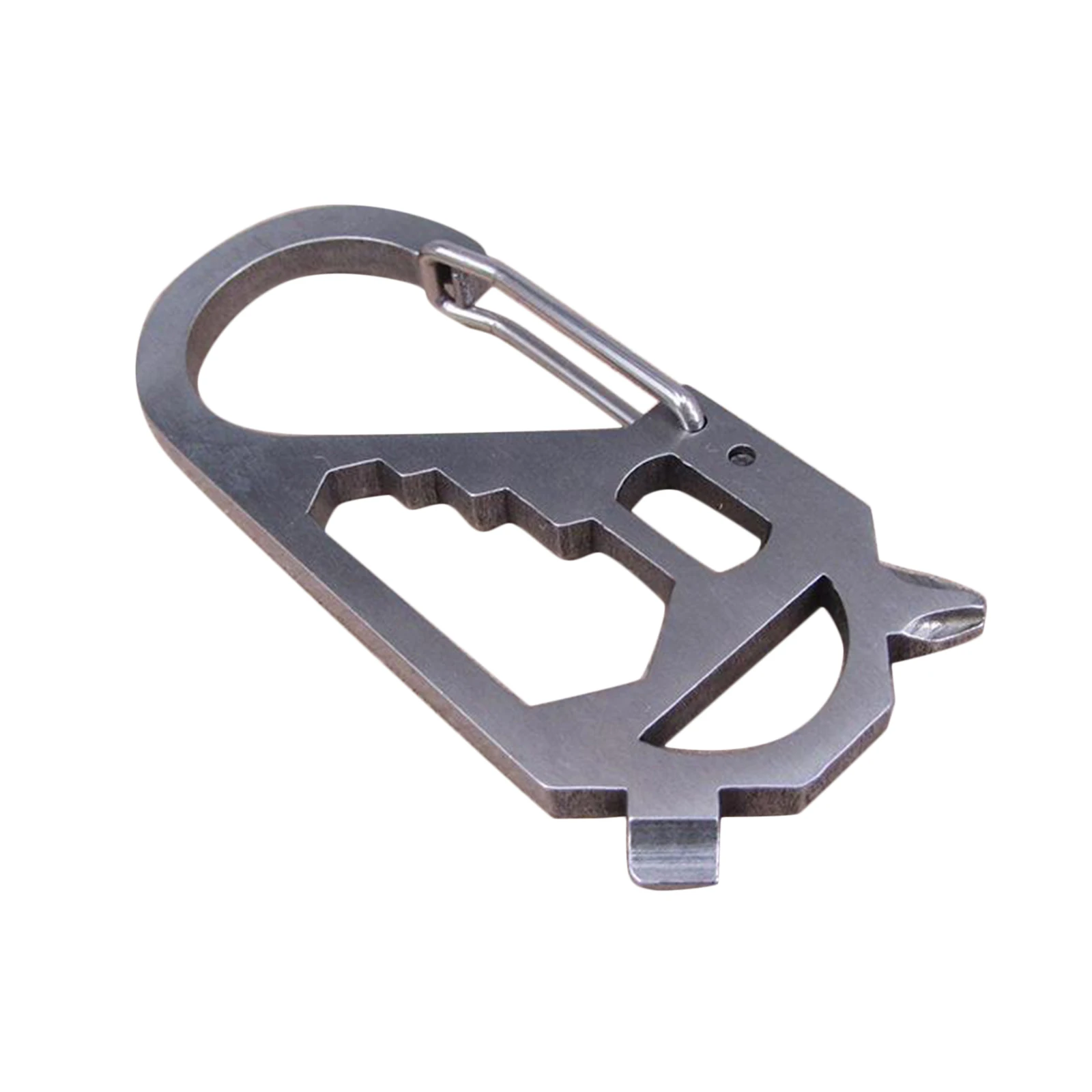Stainless Steel NonLocking Carabiner Ring Hook for Climbing Caving Clip Buckle