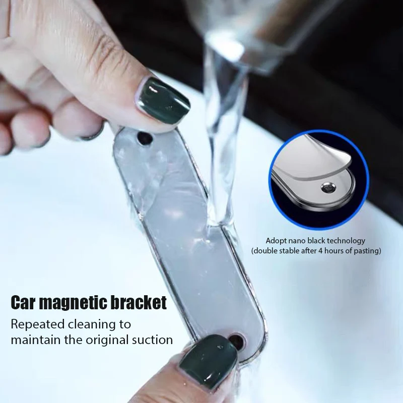 adjustable phone stand Strip Type Magnetic Phone Holder in Car Strong Magnetism Phone Rack Car Magnetic Holder Auto Suit to iPhone 12 Pro Max Samsung mobile stand for home