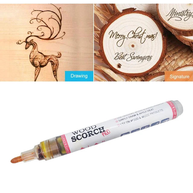 Haile Wood Burning Caramel Pen,Replace Wood Burning Tool,Scorch Pen Marker,for  DIY Wood Painting Art Pyrography and Craft Suppli - AliExpress