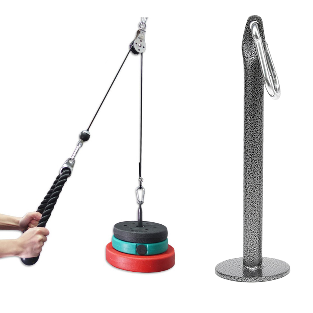 Steel Weight Plate Loading Pin Steel Workout Weights Lifting Holder Stand Rack Home Fitness Snap Clip Bracket