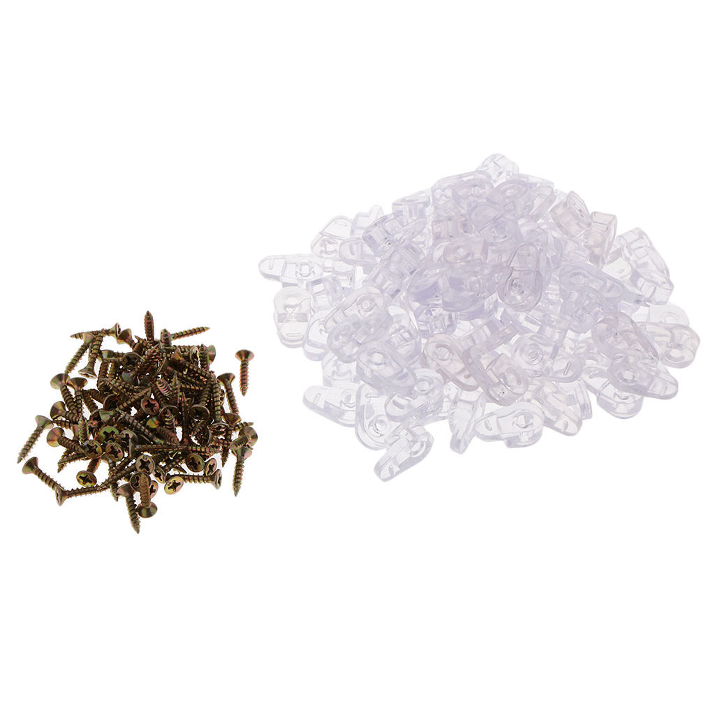 100pcs High Quality Fixing Protecting Glass Clips Plastic Retainers Screen Panel Clips