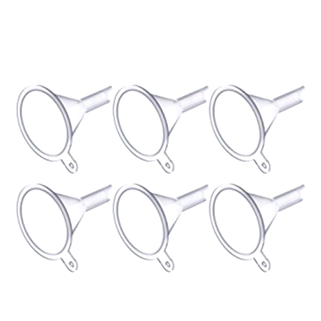 7.5ml Empty Mascara Tube with Wand Eyelash Oil Container Bottle Funnels 6Set