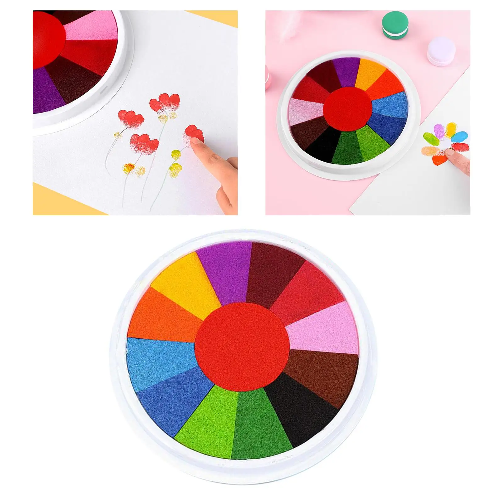 Craft Ink Pad For Rubber Stamps Pads DIY Printing Wood Fabric Paper