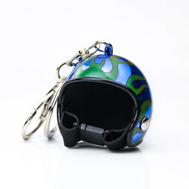 Kreative Motorrad Sicherheit Helm Auto Auto Fünf-sterne Keychain Anhänger  Klassische Schlüssel Ring Keyfob Casque Halter Auto Anhänger Keychain -  AliExpress