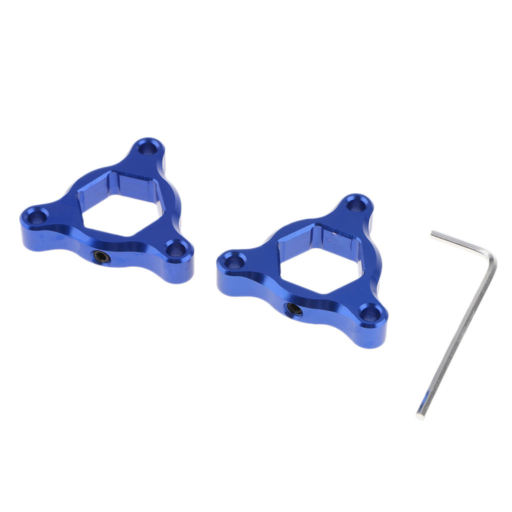 Pair Motorcycle CNC Front Hexagon Anodized Fork Preload Adjusters 22mm for YAMAHA YZF-R6 2006-2007  YZF-R6 1999-2004