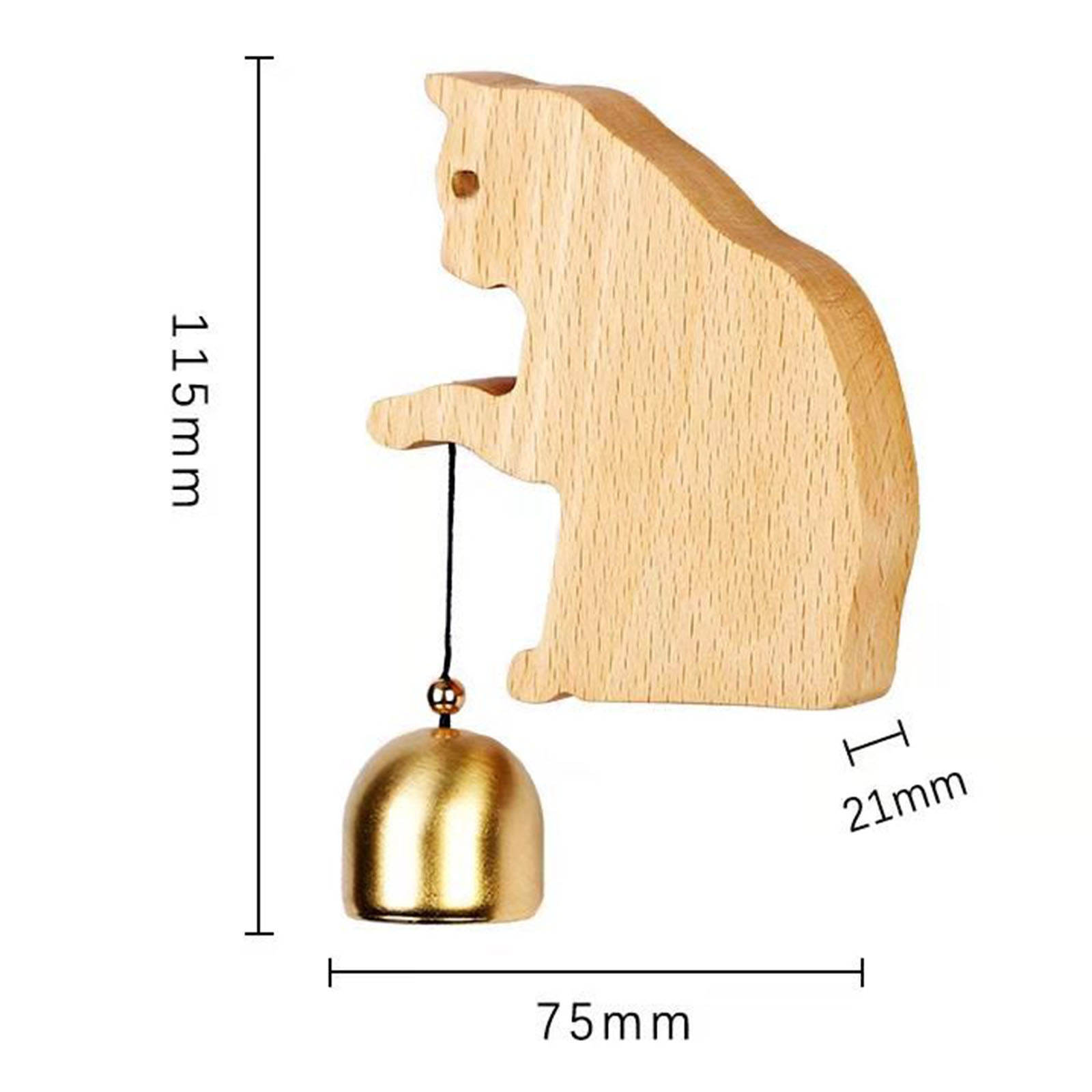 Japanese Style Doorbell Wind Chime Decorative Fortune Cat Shopkeepers Bell Door Opening Entry Doorbell Chime for Business