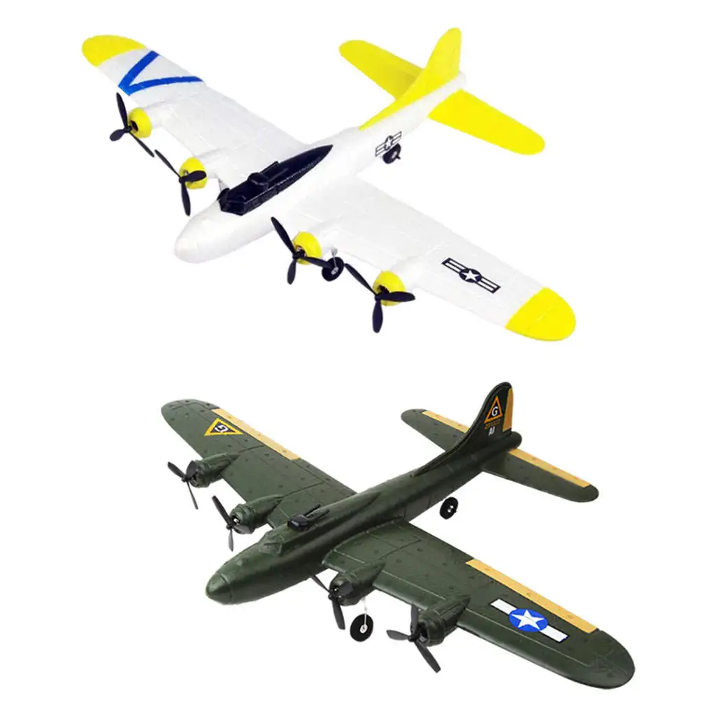 EPP RC Aircraft Fixed-Wing 2.4G 2CH Glider Remote Plane Stunting for Beginner Kids Airplane Ready to Fly B17 Bomber