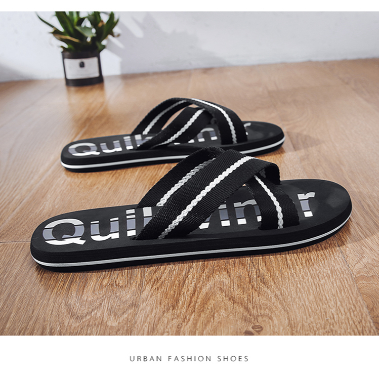 Summer Non-Slip Flip Flops Cloth Tape Men Slippers Brand Shoes Indoor Outdoor High Quality Beach Sandals Fashion Casual Shoes