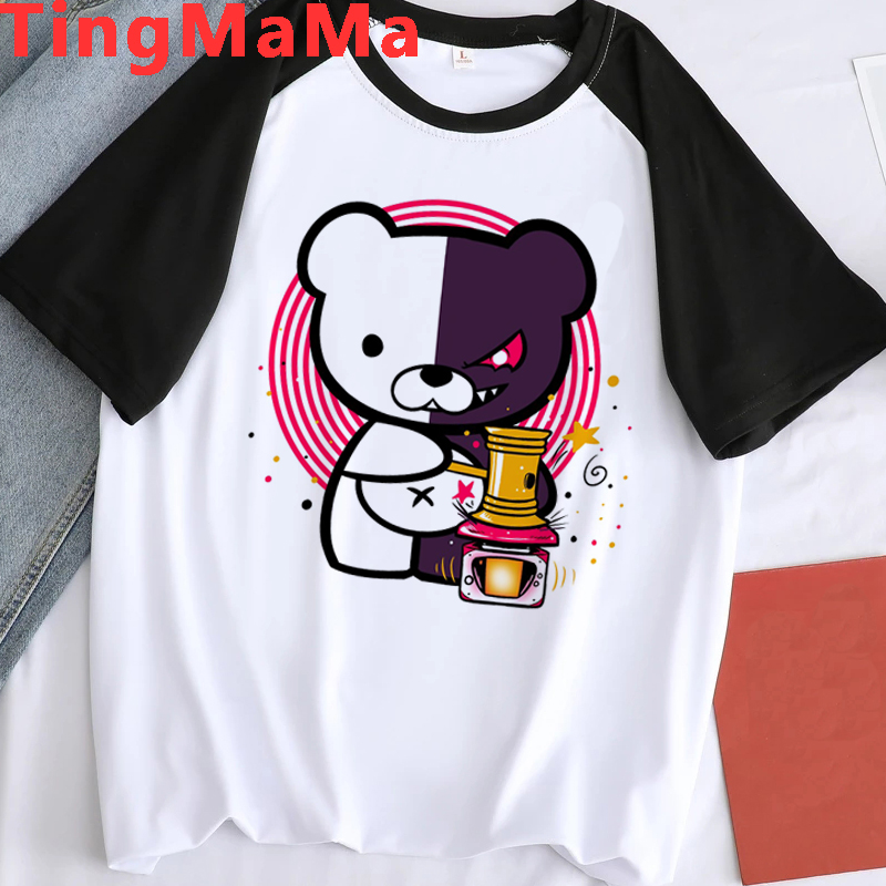 Heißer Danganronpa T Hemd Männer Kawaii Nagito Komaeda Sommer Tops Anime Harajuku T-shirt Cartoon Ouma Kokichi Graphic Tees Männlich – Detail 4