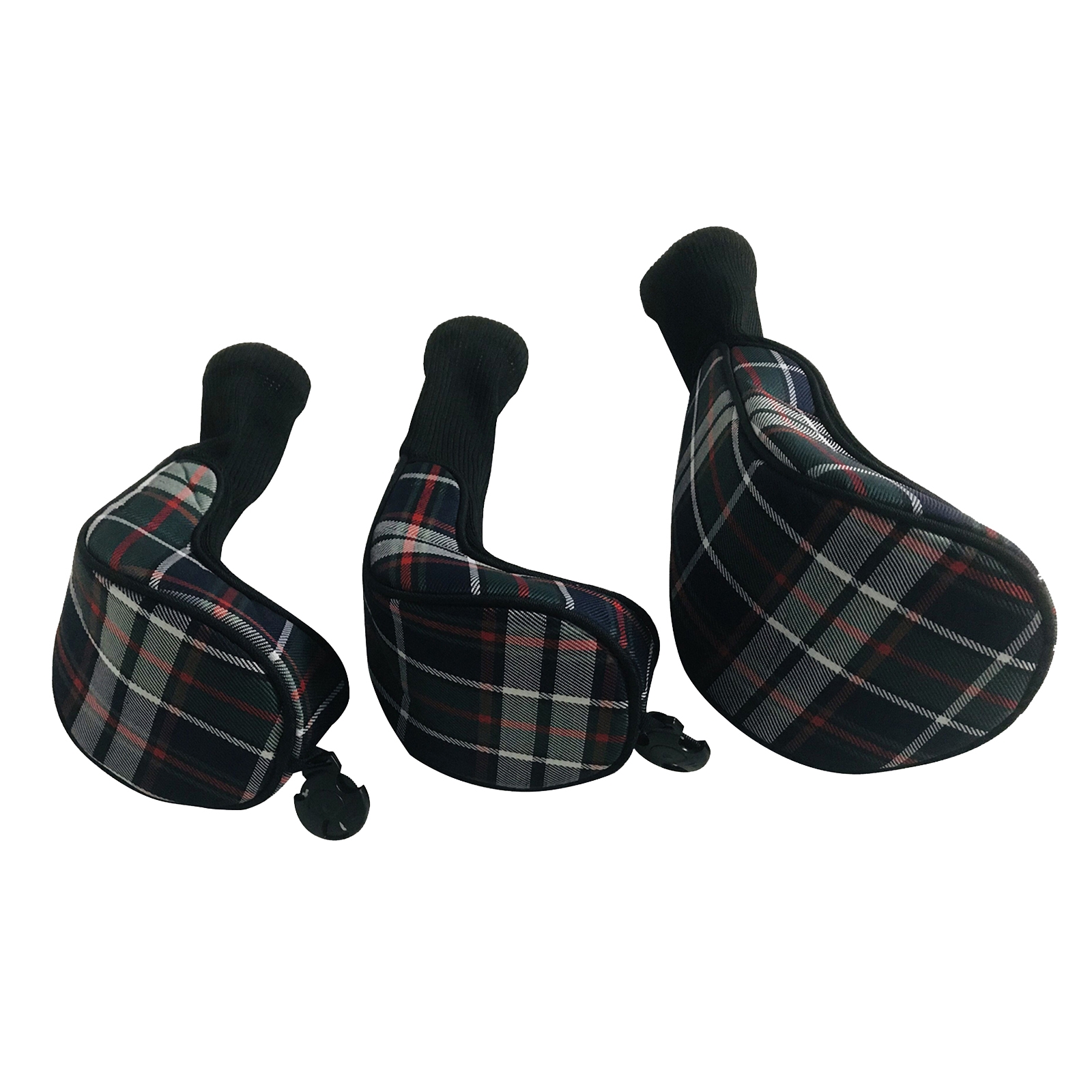 3Pcs Head Covers Driver 460cc 1 3 5 7 X Fairway Woods Headcovers Protective Covers Fits All Fairway Clubs