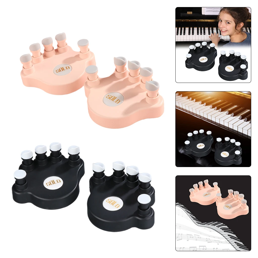 1 Pair Piano Practice Tool Accessories, Piano Finger Corrector, Hand Strength Exerciser