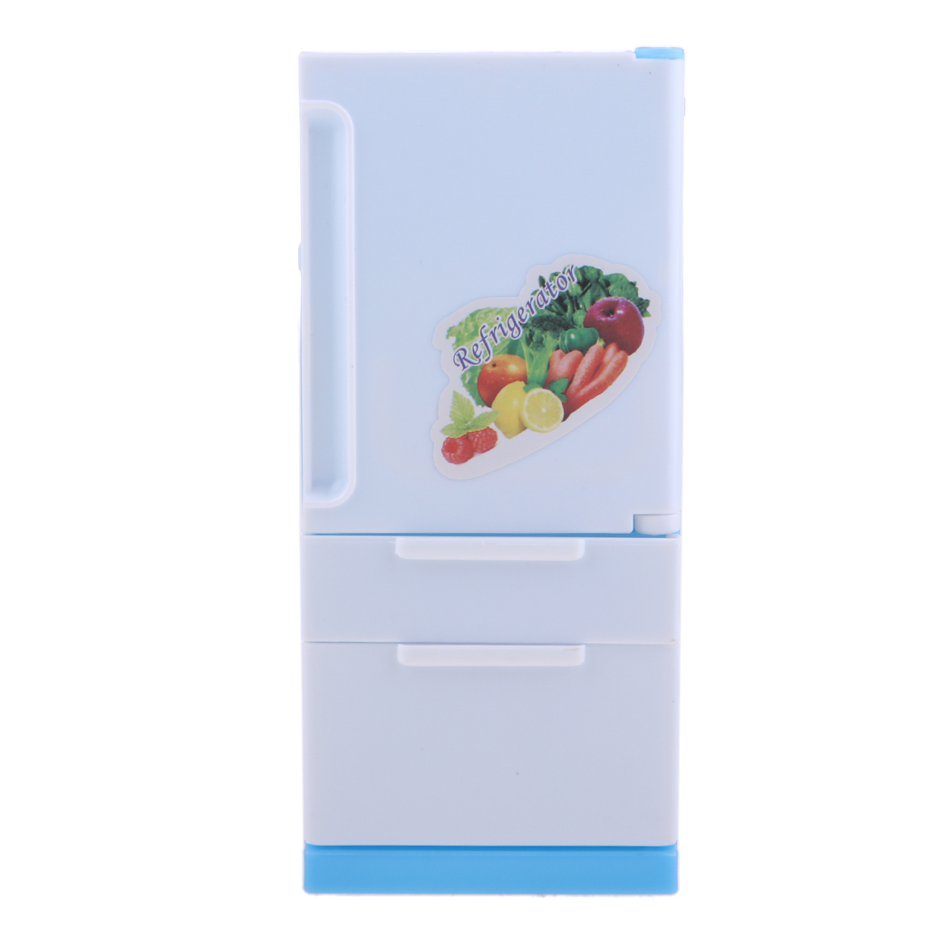 1/6 Scale Miniature Refrigerator Fridge Model For 12inch Action Figures Doll