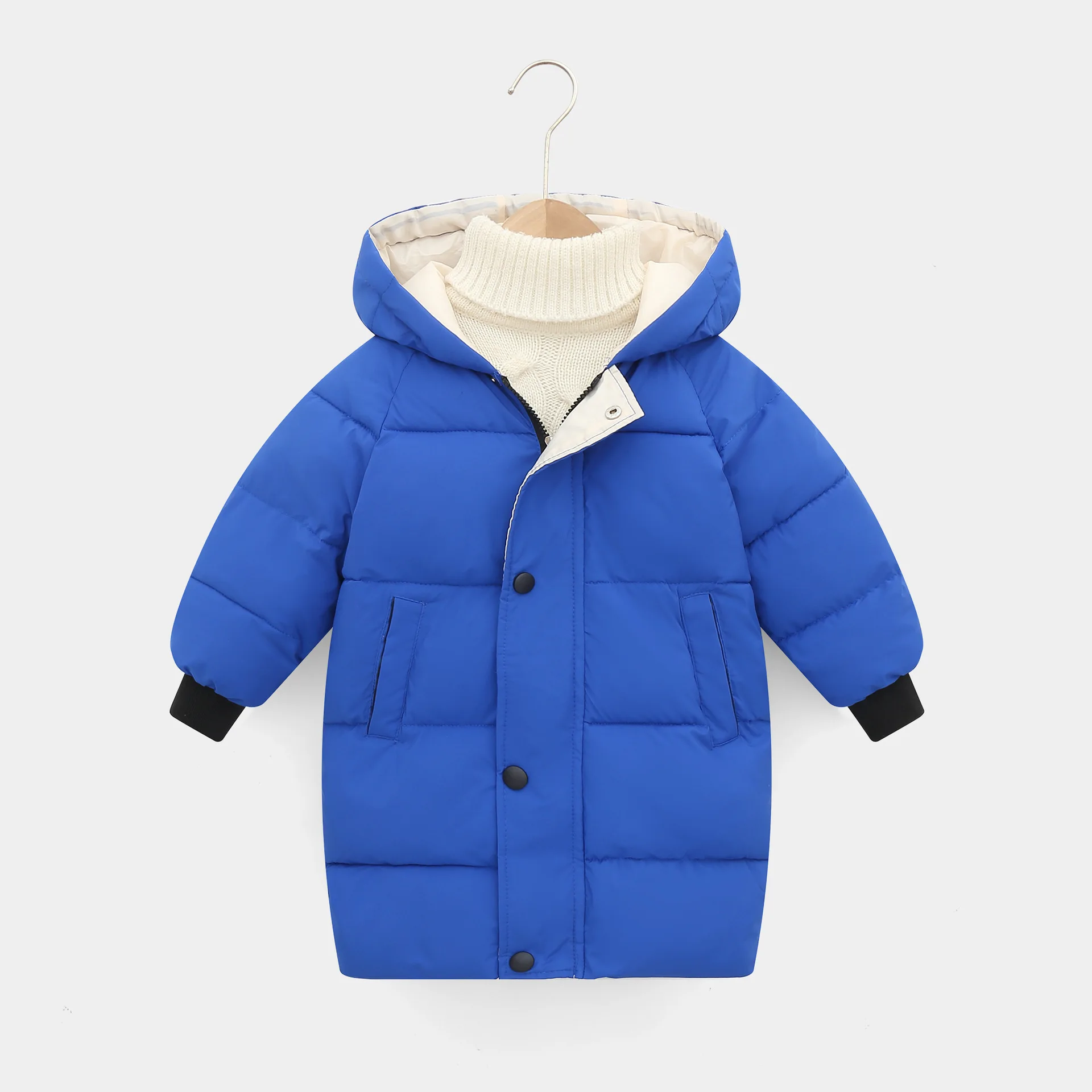 anos de idade inverno dupla face usar grosso quente para baixo jaqueta para menino adolescente crianças ao ar livre casaco com capuz outerwear