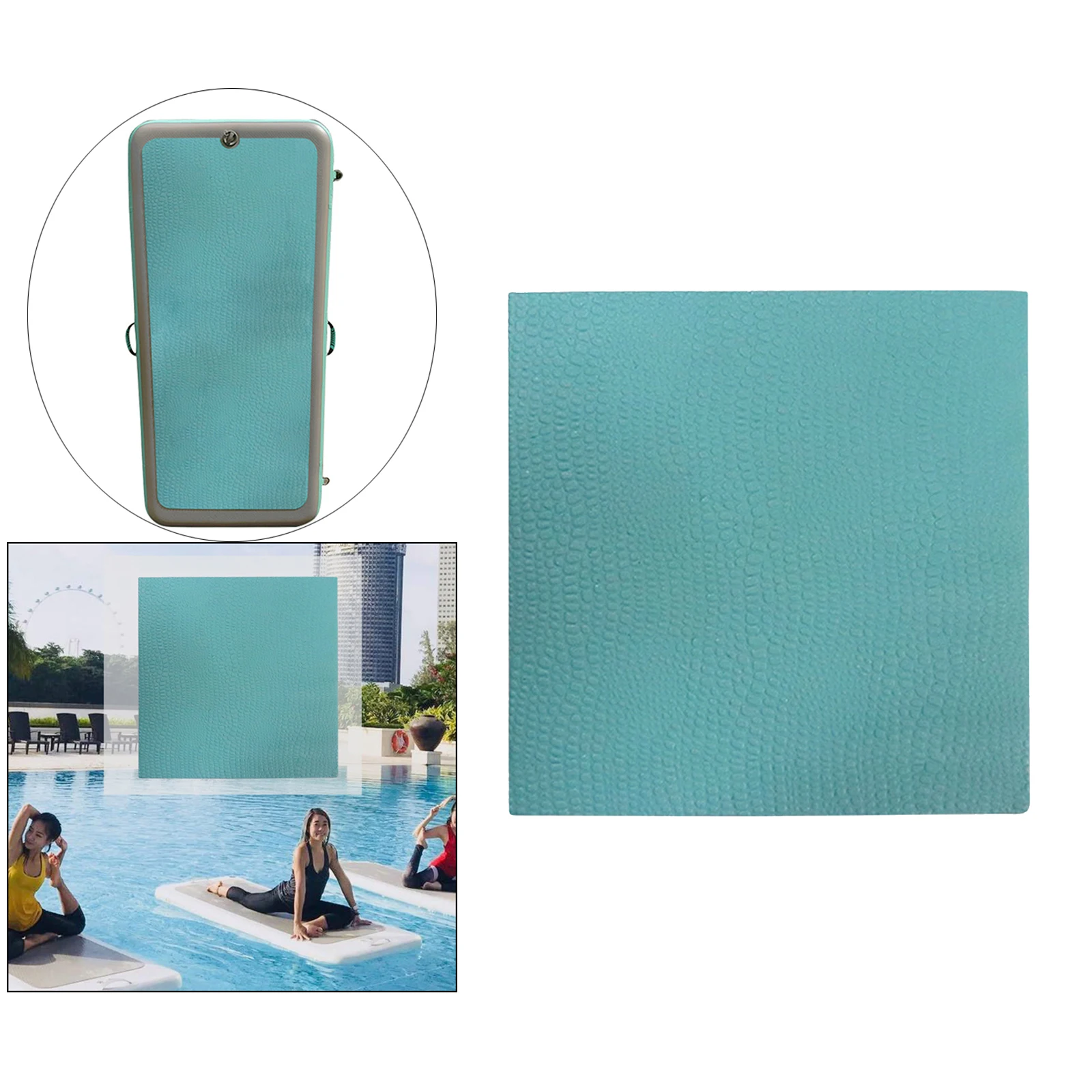 Inflatable Floating Yoga Traction Non-Slip Mat Tumbling Track Pad Sheet