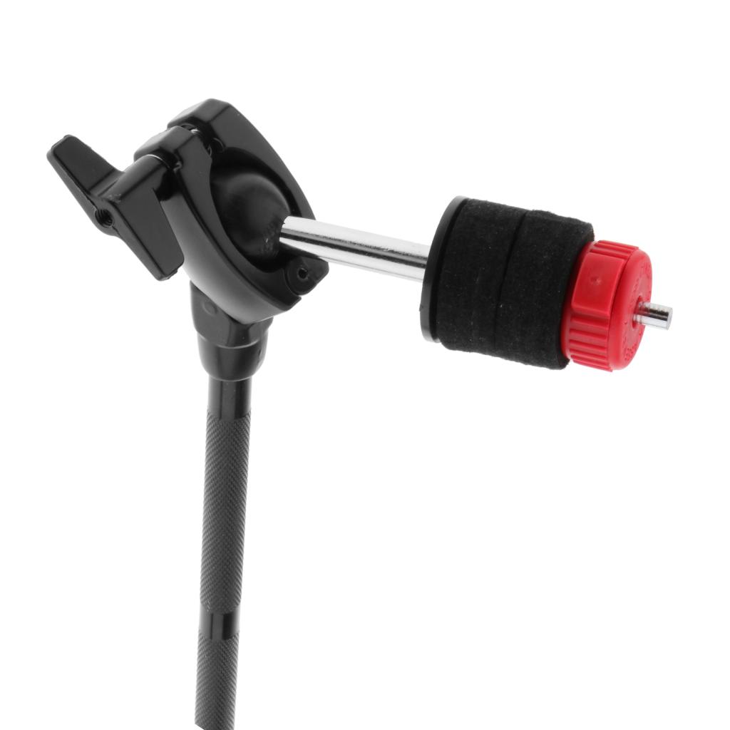 Durable Solid Steel Cymbal Stand Holder Arm Ball Joint with Nut Parts Replacement Mount Hardware