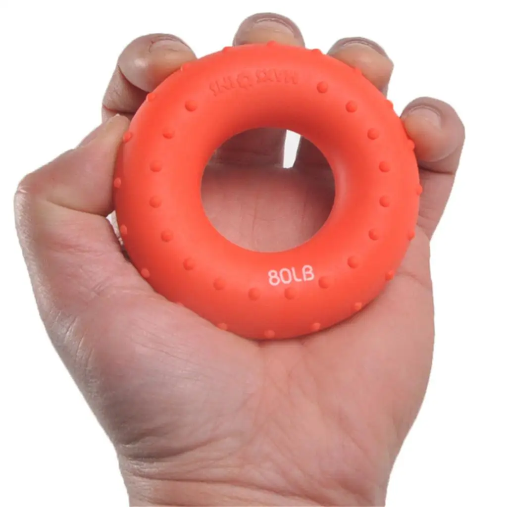 80LB Enhance Hand And Forearm Strengthen Silicone Wrist Finger  Gripper