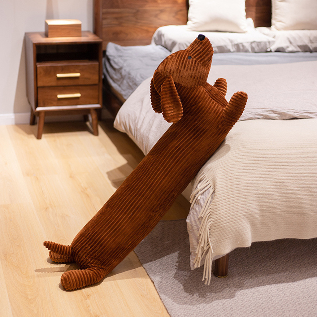 Cute Office Long Dachshund Plush Toys Stuffed Cartoon Animal Husky / Fox / Shiba Inu Doll Nap Pillow Sofa Cushion Girls Gifts