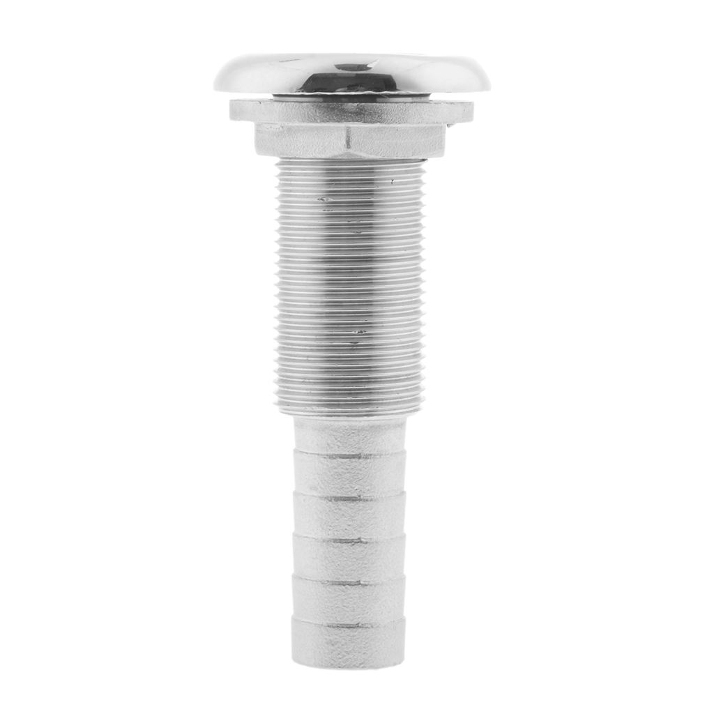 3/4inch Hose Barb Boat Thru Hull Fitting 316 Stainless Steel Hardware