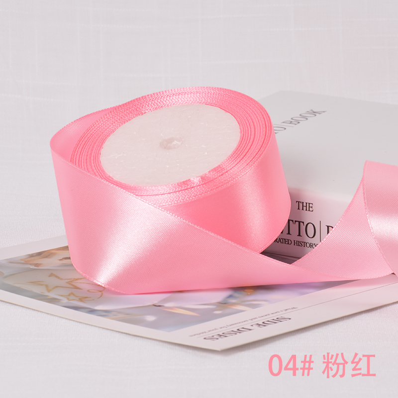 Description Picture 3 of item6-10-12-15-20-25-40mm Satin Ribbons for Wedding Birthday Party Gift Wrapping Tape Christmas Halloween DIY Crafts Handmade Ribbon