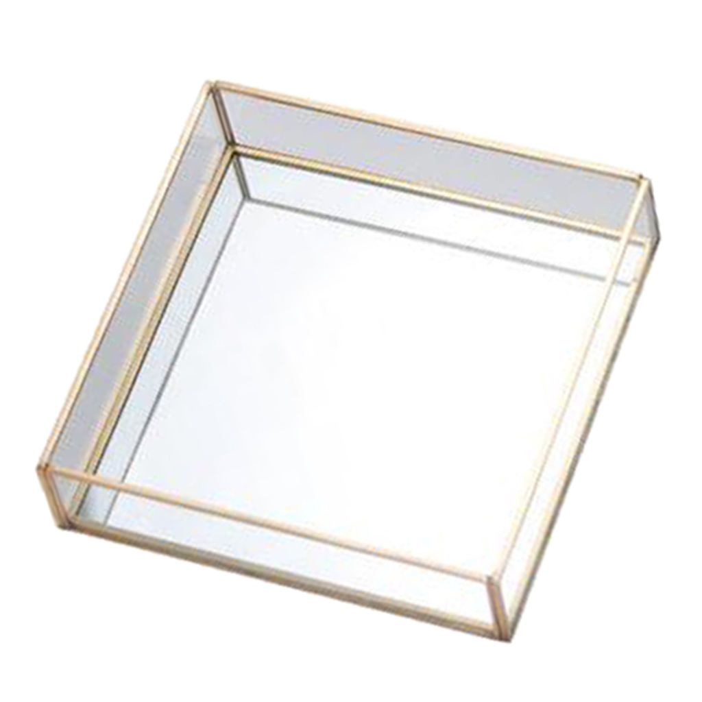 Geometric Succulent Small Plants Air Planter Terrarium Box - Decorative Glass Jewelry Box, Display Show Box